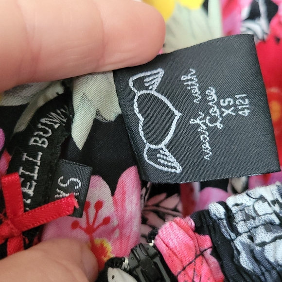 Hell Bunny Sweetheart Skull Floral Halter Dress - Picture 7 of 8